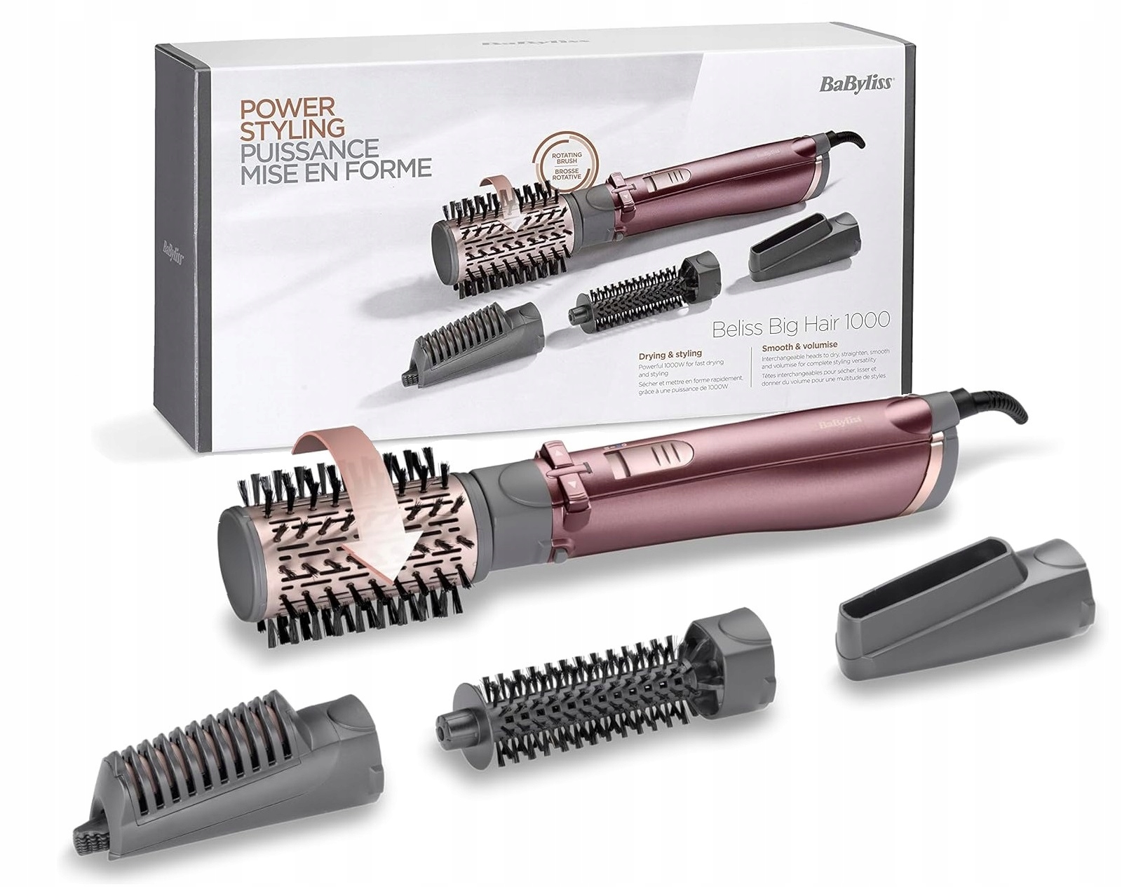 Rotačná kulma Babyliss CURLING IRON Keramická rotačná Babyliss IONIZUJÚCA kulma 5-V-1
